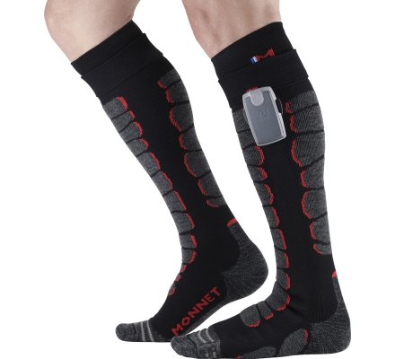 Chaussettes chauffantes à batteries HeatProtech MONNET