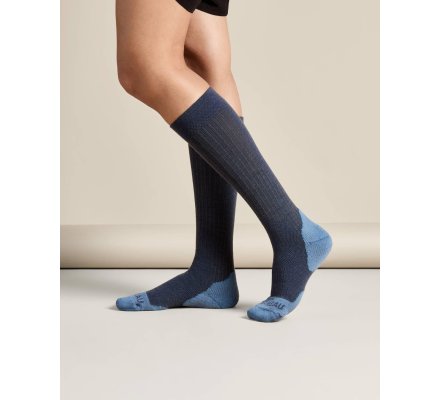 Chaussettes femme Iris bleu LE CHAMEAU