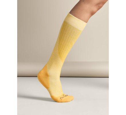 Chaussettes femme Iris jaune LE CHAMEAU
