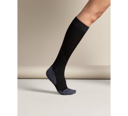 Chaussettes femme Iris noir LE CHAMEAU