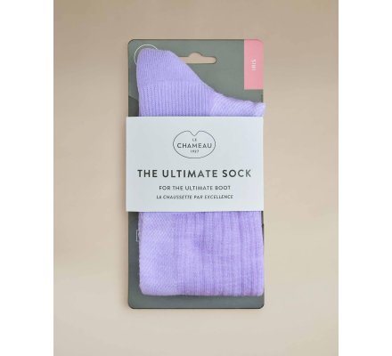 Chaussettes femme Iris lila LE CHAMEAU