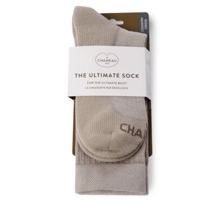Chaussettes hommes Country Cross beiges LE CHAMEAU