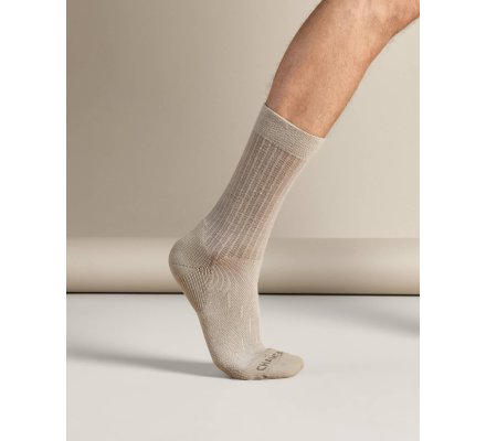 Chaussettes hommes Country Cross beiges LE CHAMEAU