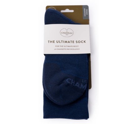 Chaussettes hommes Country Cross bleues LE CHAMEAU