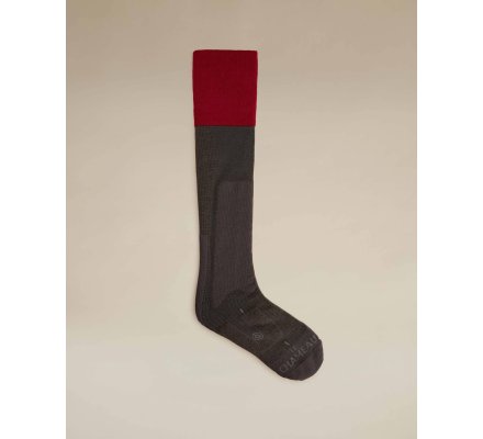 Chaussettes montantes vert rouge Vierzon LE CHAMEAU