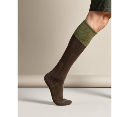 Chaussettes montantes vert Vierzon LE CHAMEAU