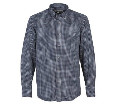 Chemise homme sussex à manches longues bleue marine PERCUSSION