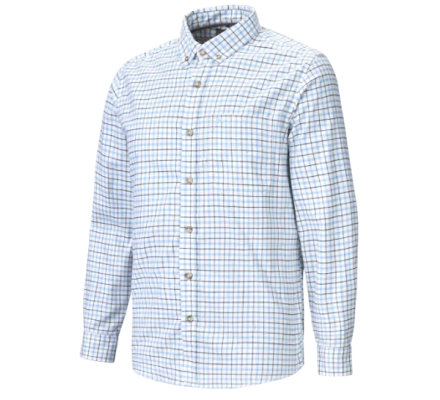 Chemise Marigny à manches longues bleue VERNEY CARRON
