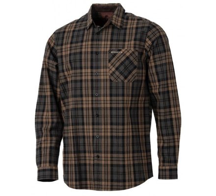 Chemise en coton marron SOMLYS