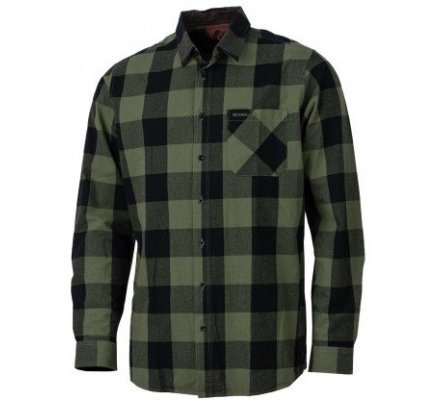 Chemise en coton verte SOMLYS