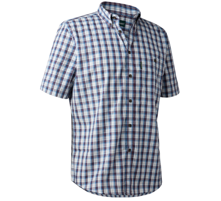 Chemise Jeff manches courtes bleu Deerhunter