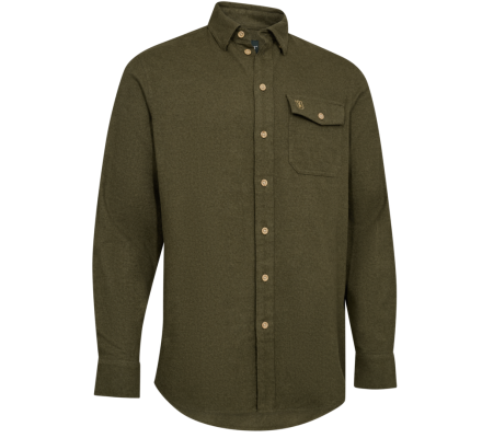Chemise en coton Evan kaki DEERHUNTER