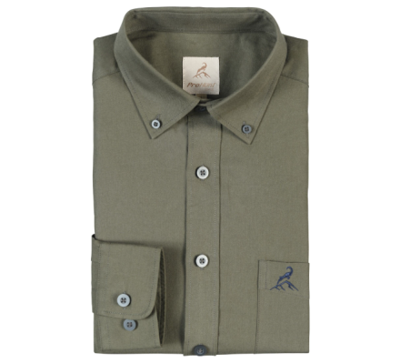 Chemise à manches longues Nouan kaki PRO HUNT
