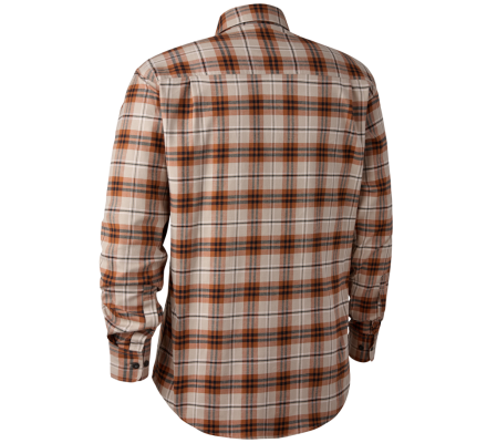 Chemise Louis orange beige DEERHUNTER