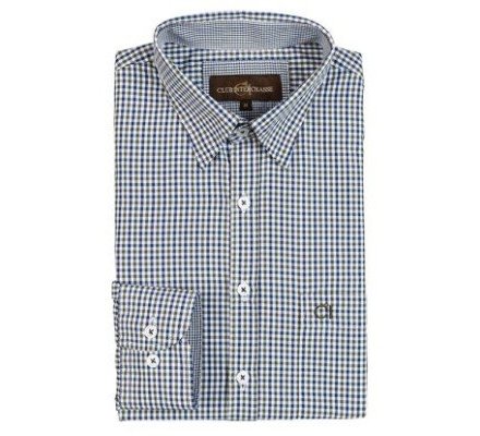 Chemise à manches longues Marin bleu Club Interchasse