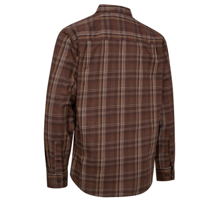 Chemise carreaux Ashton marron DEERHUNTER