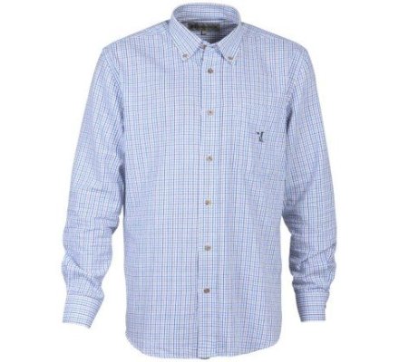 Chemise à manches longues bleue Percussion