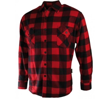 Chemise de chasse à carreaux rouge clearance