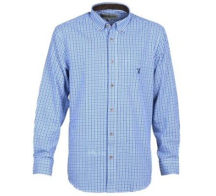 Chemise à manches longues Tradition bleue Percussion
