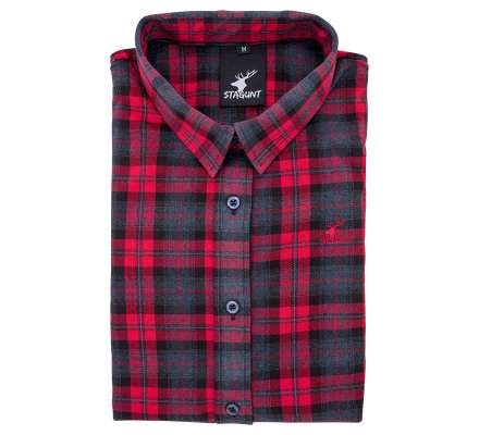 Chemise femme à carreaux rouge English Shirt Stagunt