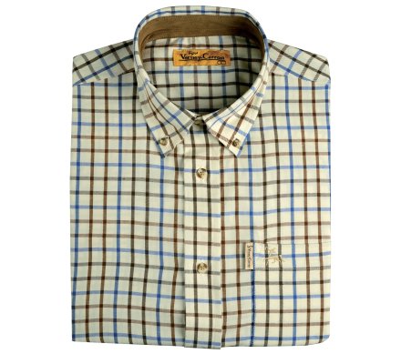 Chemise a carreaux homme Villemy Verney Carron 9972