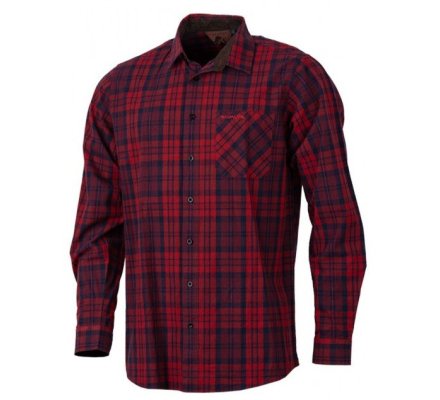 Chemise en coton rouge SOMLYS