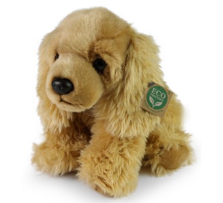 Peluche chien Cocker Spaniel 28 cm Eco-friendly