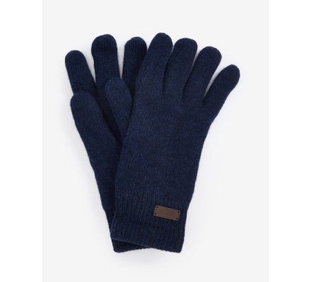 Coffret cadeau bonnet et gants Carlton bleu BARBOUR