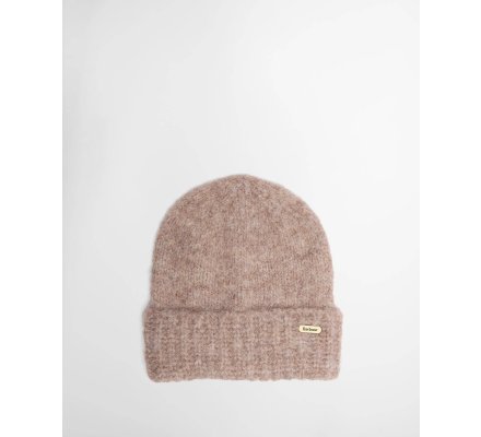Coffret cadeau femme bonnet écharpe taupe Emmy BARBOUR