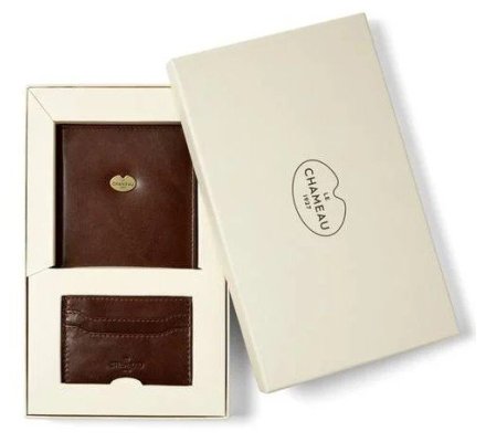 Coffret cadeaux Porte-cartes et Porte permis de chasse LE CHAMEAU