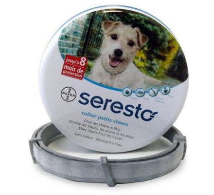  Collier anti-parasites petits chiens SERESTO