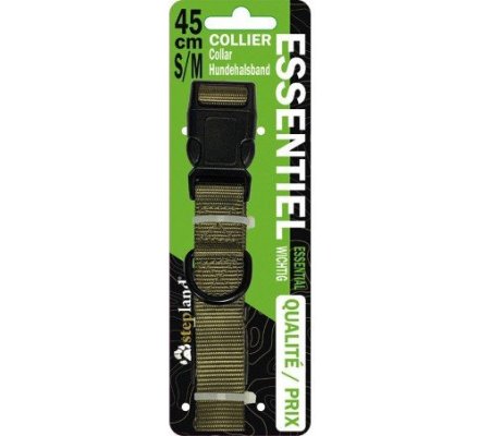 Collier pour chien kaki STEPLAND