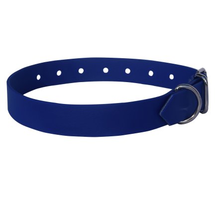 Collier PVC souple bleu