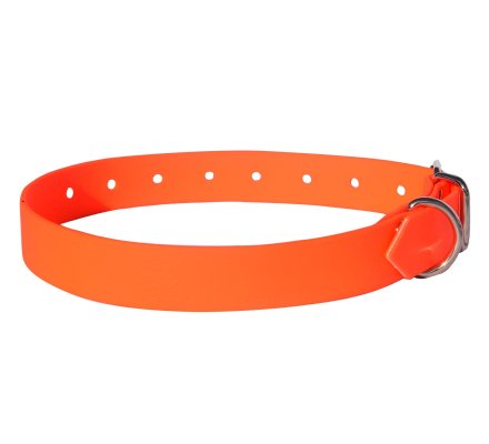 Collier PVC souple orange 
