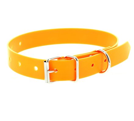 Collier PVC orange fluo