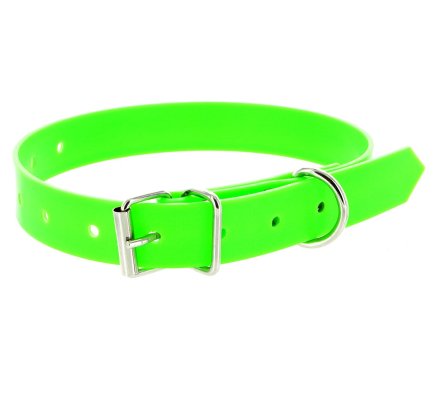 Collier PVC vert fluo
