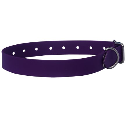 Collier PVC souple violet 