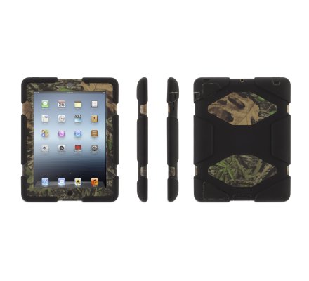 Coque iPad 2/3/4 Griffin Survivor noire / camo Mossy Oak