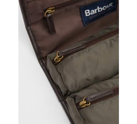 Trousse de toilette à suspendre olive BARBOUR