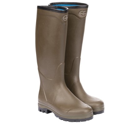 Bottes néoprène homme Country Cross vert LE CHAMEAU