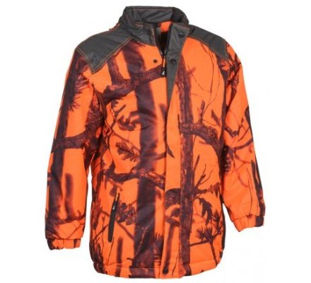 Coupe-vent chaud enfant camouflage orange GhostCamo Percussion