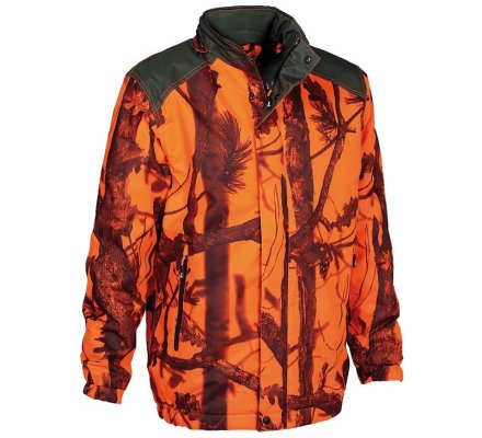 Coupe-vent chaud enfant camouflage orange GhostCamo Percussion