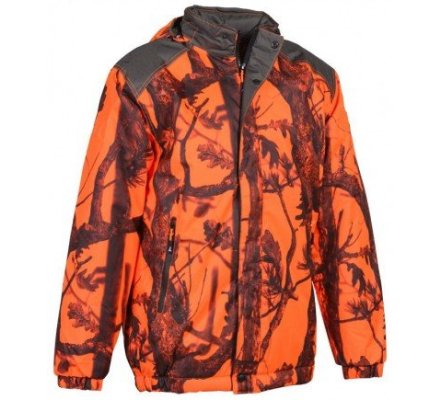 Veste de chasse chaude renfort orange Percussion
