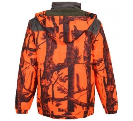 Veste de chasse chaude renfort orange Percussion