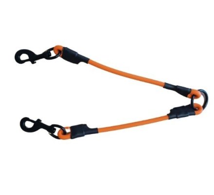 Coupleur pour chien orange fluo