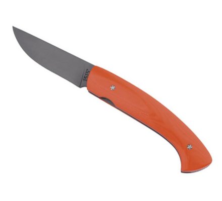 Couteau 1515 G10 orange manche carbone kevlar lame inox