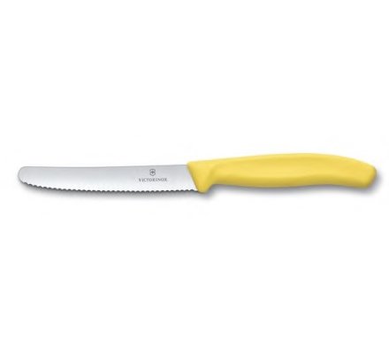 Couteau de table rond jaune VICTORINOX