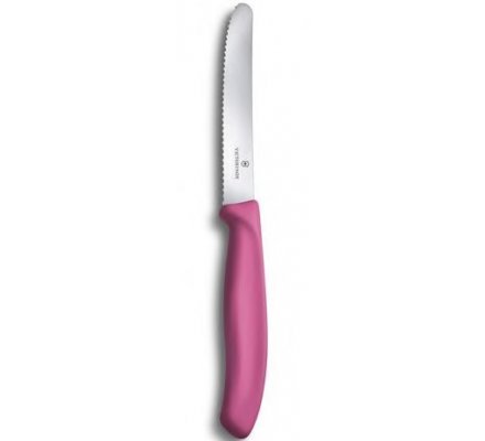 Pack 4 couteaux de table rond rose VICTORINOX