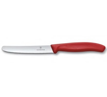 Couteau de table rond rouge VICTORINOX
