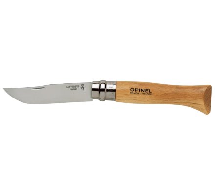 Couteau Opinel N°8 Hêtre Acier Inoxydable